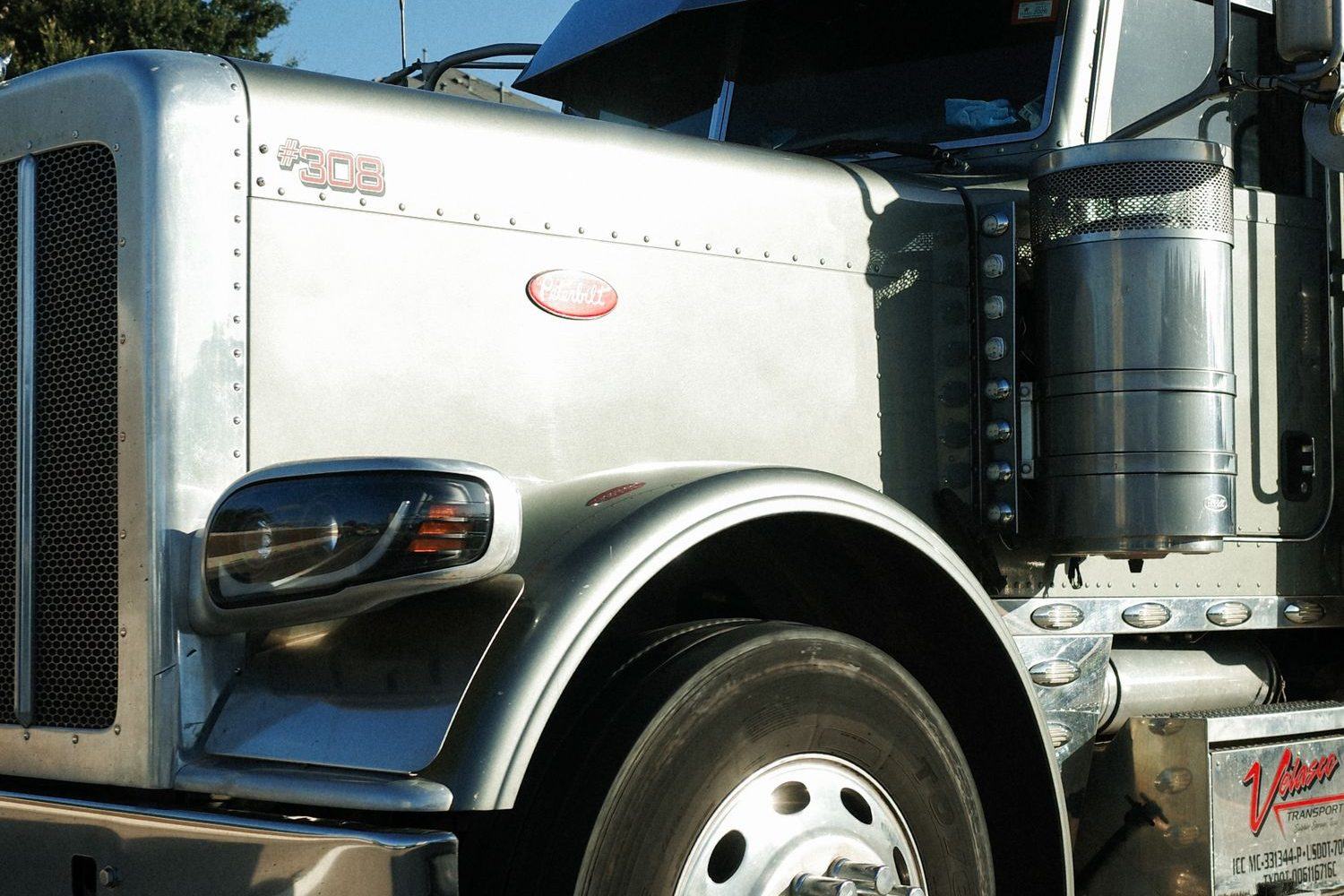 The front end of a polished tractor unit ready to run